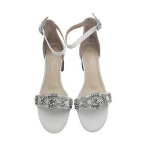 Betsey Johnson Women's Sb-Mel Heeled Sandal Size 8 NIB